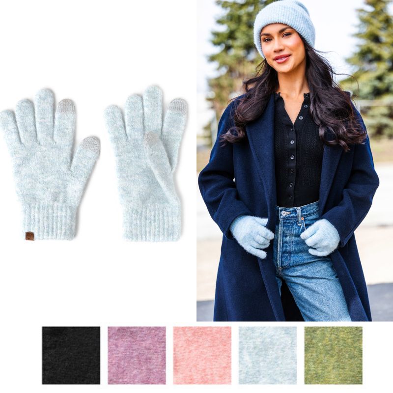 Powder Knit Ultra Soft Gloves